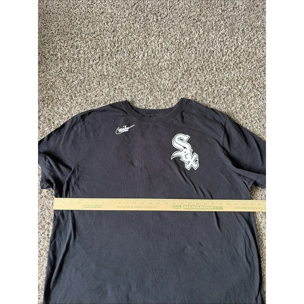 Nike Mens XXL Bo Jackson #8 Chicago White Sox Jersey Shirt Cooperstown Black